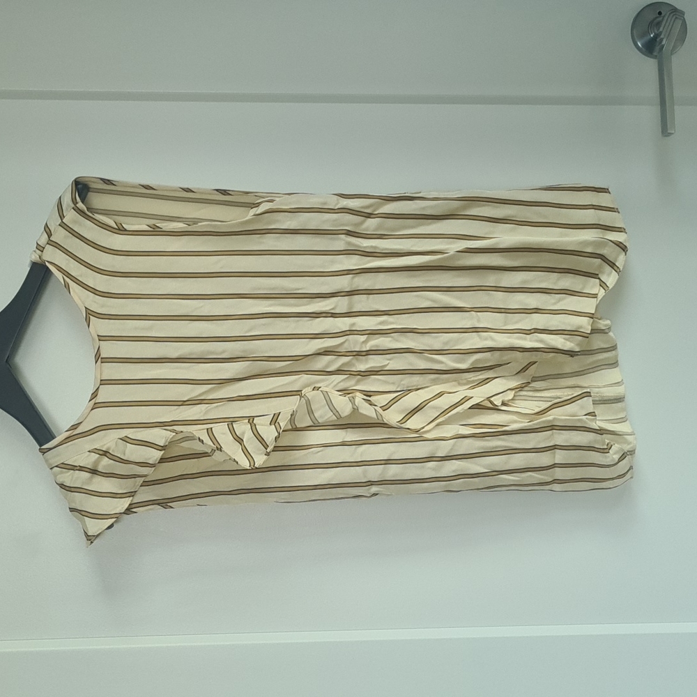 Sandro silk yellow top